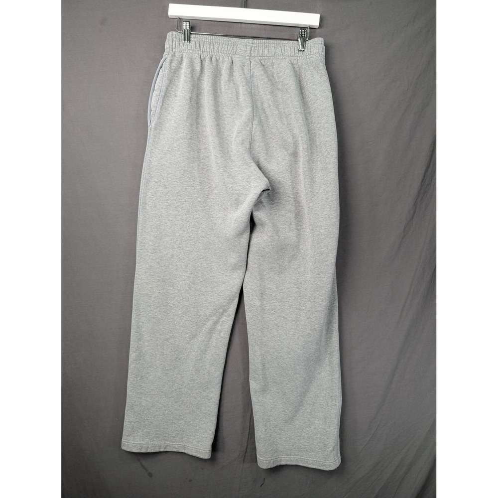 Under Armour Mens Gray Loose Fit Fleece Sweatpants Large Logo 7586 - Picture 2 of 7
